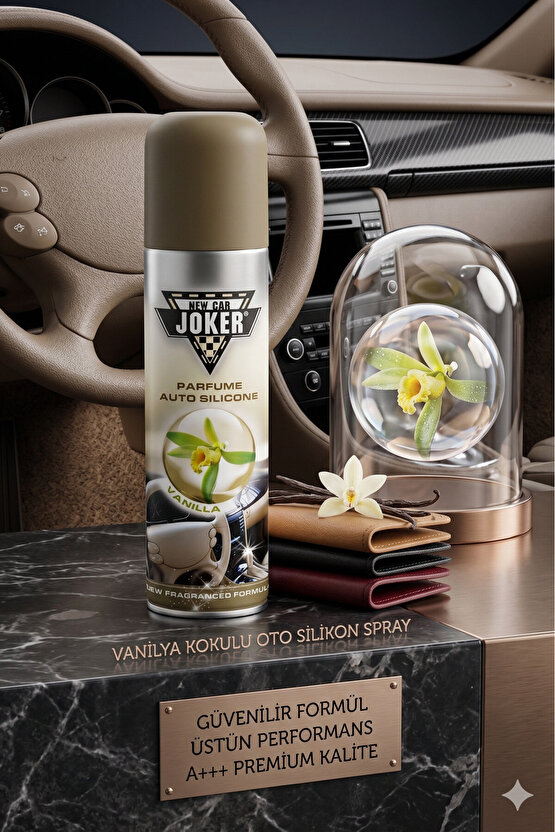Torpido Deri Plastik İçin Parlatıcılı Silikon Oto Kokusu Parfüm Sprey 5 adet Karışık Kokulu 200 ml