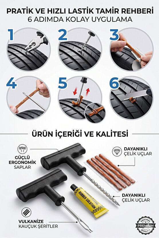 Lastik Tamir Seti Fitil Seti