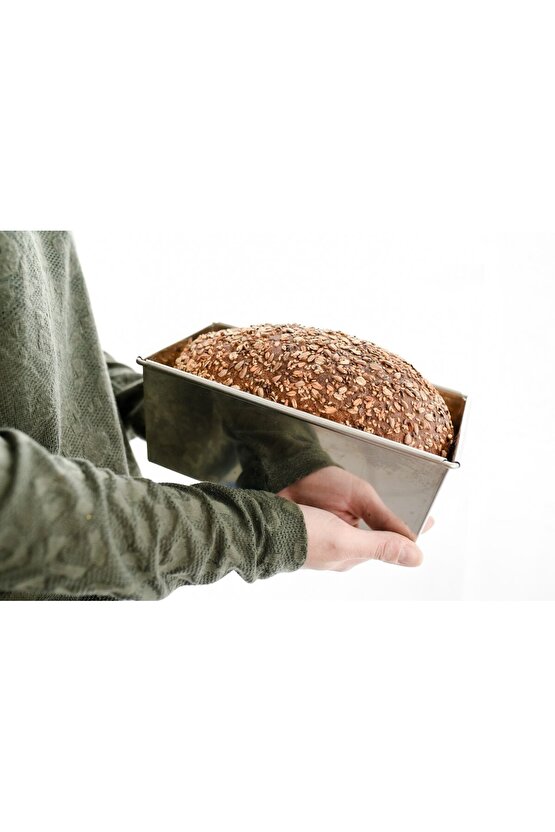 Mold Chef  Paslanmaz  Çelik Ekmek Pişirme Kalıbı Boy 25cm