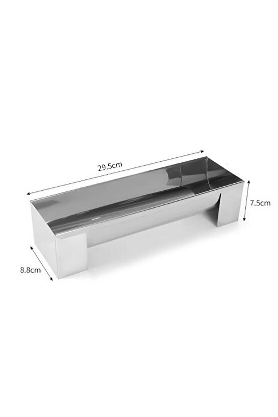 Mold Chef U Şeklinde  Paslanmaz Çelik Ekmek Pişirme Sandviç Pasta Kek Kalıbı By 30cm