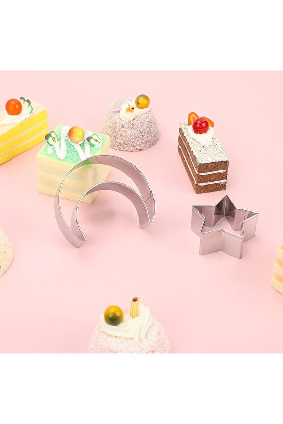 Mold Chef Ay Yıldız Kurabiye Kalıbı 2 Li Set