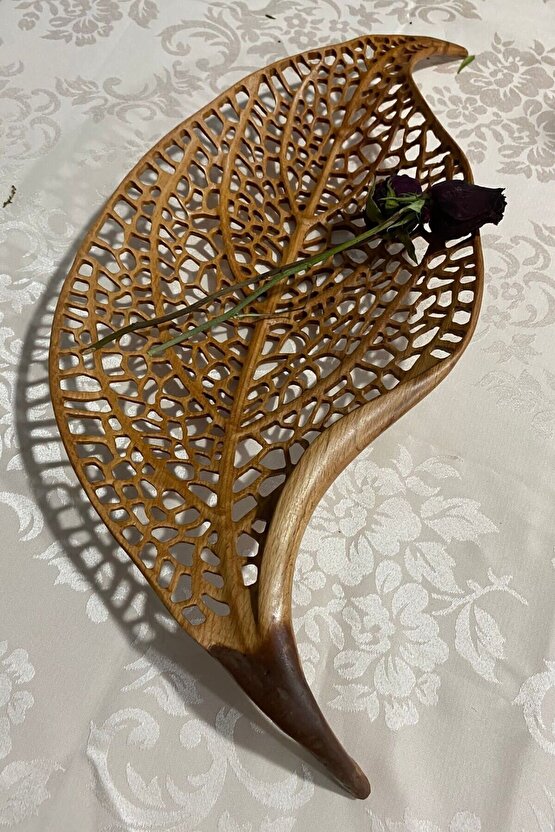 Ahşap Dekoratif Tabak, El işçiliği, Bowl, Handmade