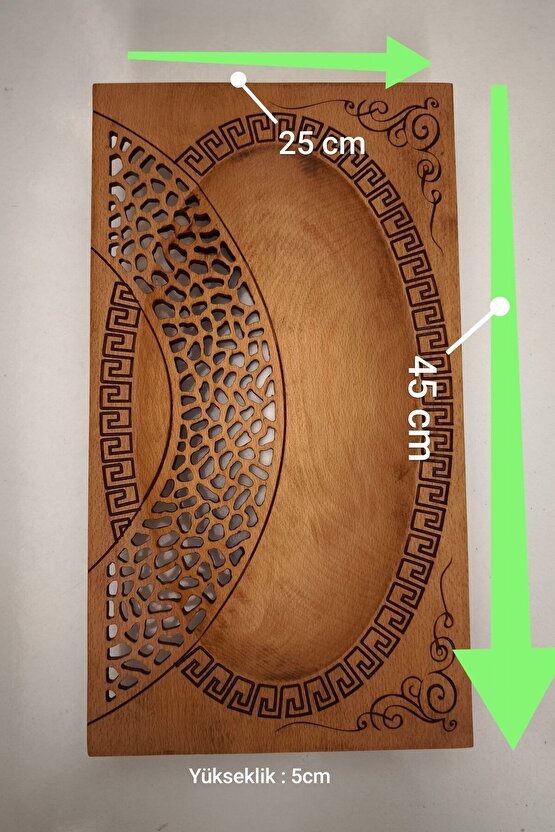 Ahşap Tabak, Hediyelik Tabak, Ahşap Meyve Kasesi, Ahşap Masa Dekor, Benzersiz, Eşsiz