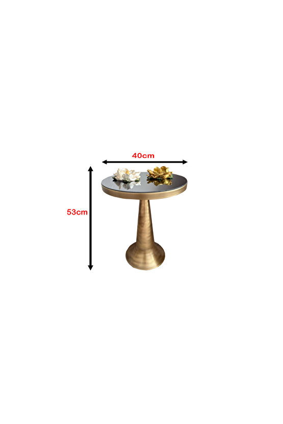ALPHA GOLD ESKİTME AYNALI SEHPA