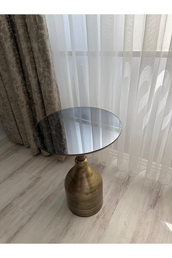 SOLİS AYNALI GOLD ESKİTME SEHPA
