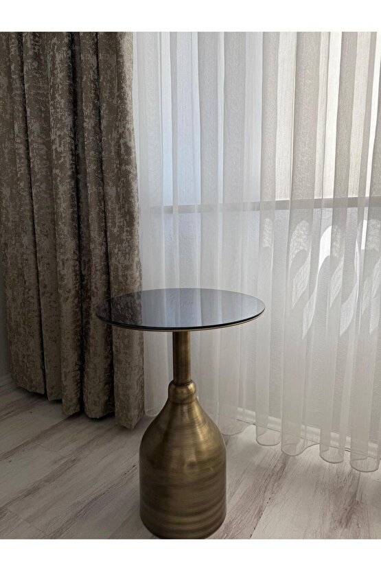SOLİS AYNALI GOLD ESKİTME SEHPA