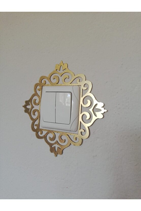 Gold Standart Priz Çerçevesi Tekli Gold Prizlik