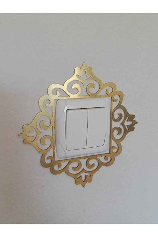Gold Standart Priz Çerçevesi Tekli Gold Prizlik