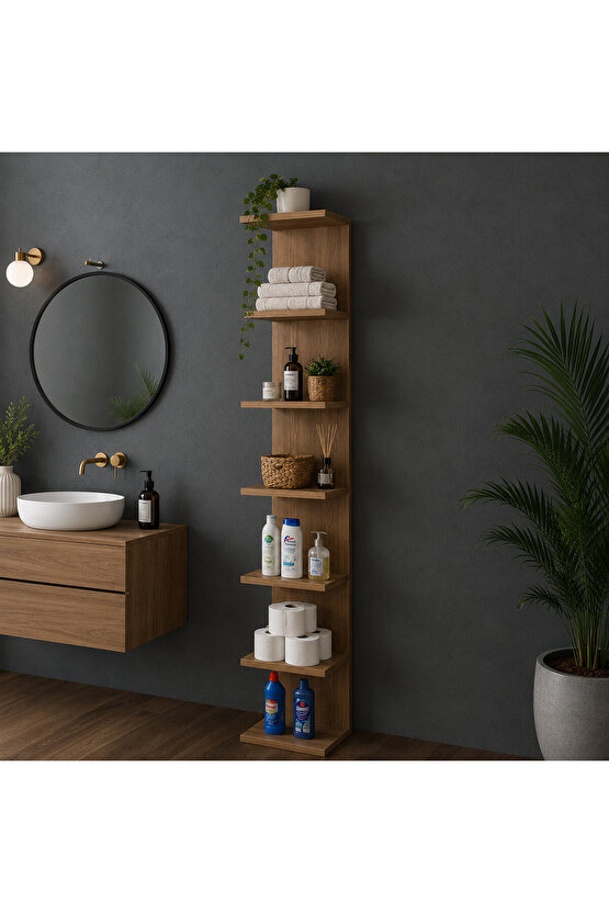 Divan Duvara Monte Çok Amaçlı Raflar (2 Lİ ) (BEYAZ)