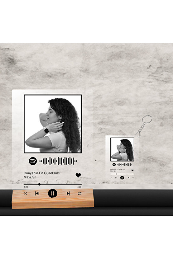 Spotify plaket ve Anahtarlık