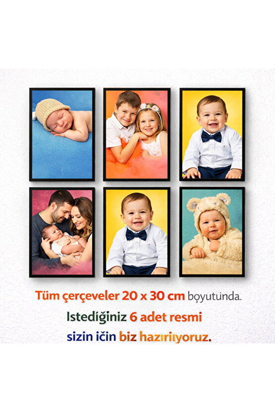 Kişiye Özel Fotoğraf Tablo Seti ’lı | 20x30cm MDF UV Baskı Duvar Dekoru