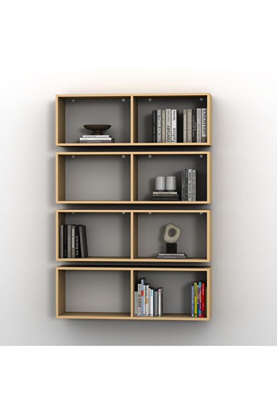 KUTU RAF - MODEL 5 (DERİNLİK 30CM ) KREM ( MAT )