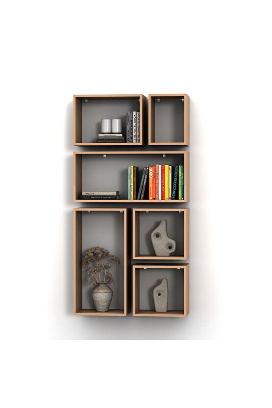 KUTU RAF - MODEL 2 ( DERİNLİK 30 CM ) CAPPİCİNO