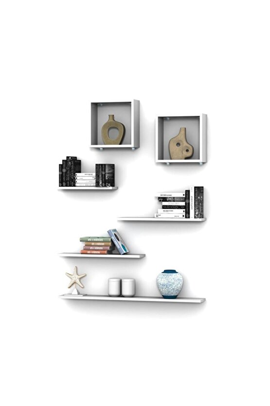WOLSBURG  DUVAR RAF SET BEYAZ ( MAT )