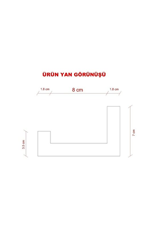 Setli Duvar Rafı 120 Cm Cappicino