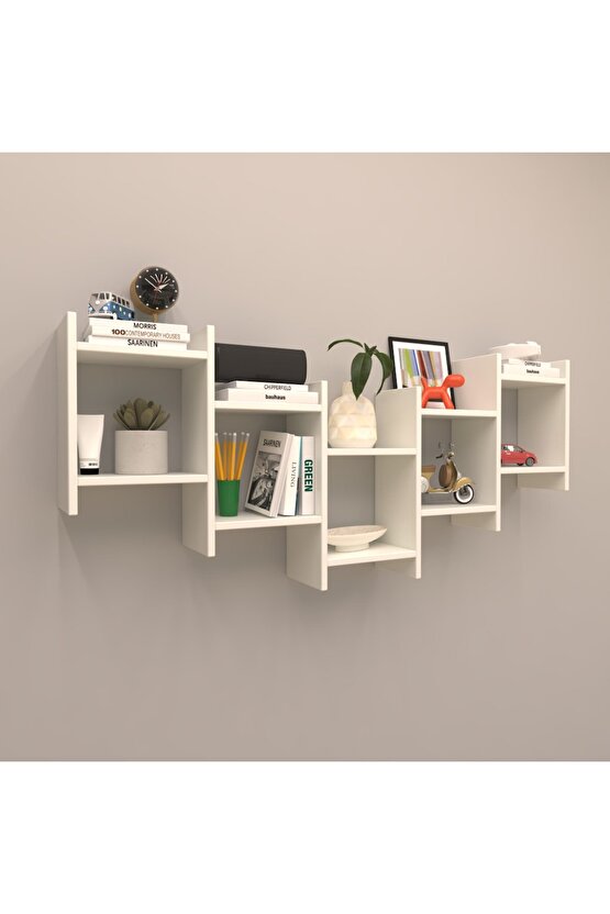 Duvar Raf Set -23 Beyaz ( Mat )