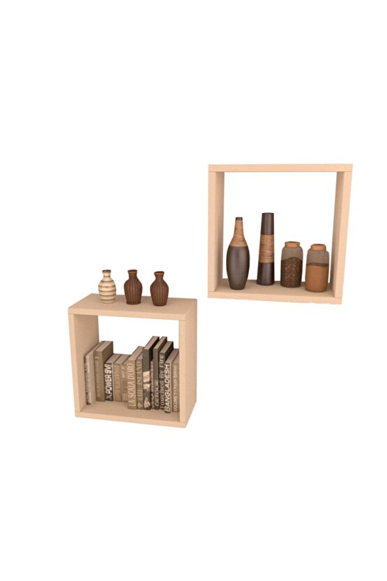 2 Li Kare Raf Set Krem ( Mat )