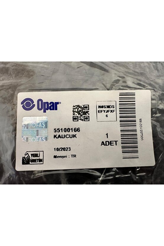 55100166 Fiat Doblo V-5 Takım Kauçuk Paspas 2023-2025 Model Uyumlu