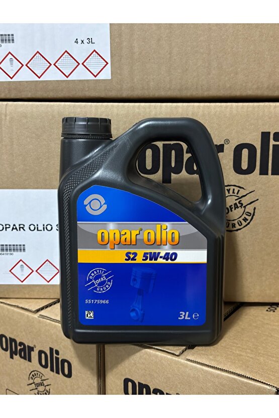 Olio S2 5W40 3 Litre 55175966 BENZİNLİ MODELLER YENİ TARİH