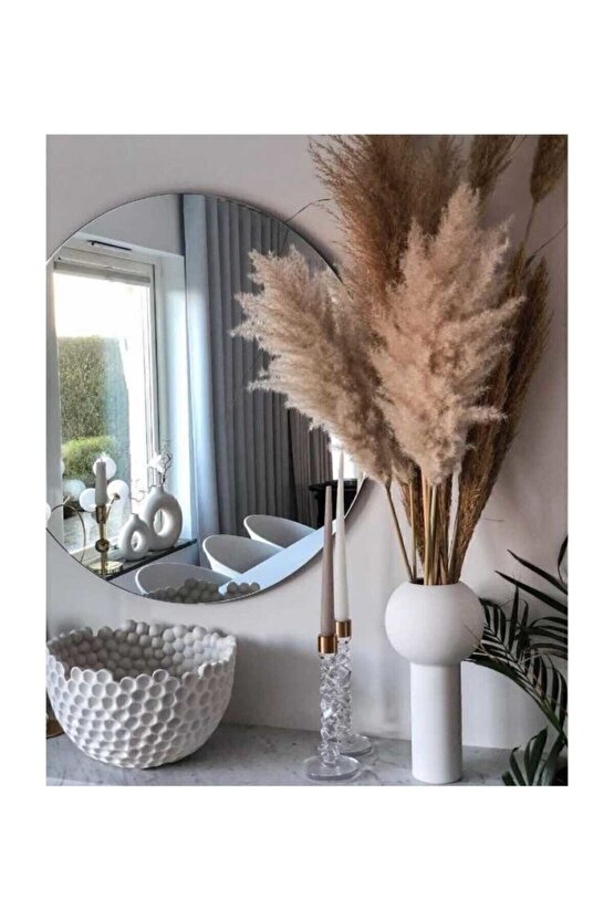 Zemerya - 10 Adet Doğal Pampas Otu 50 Cm
