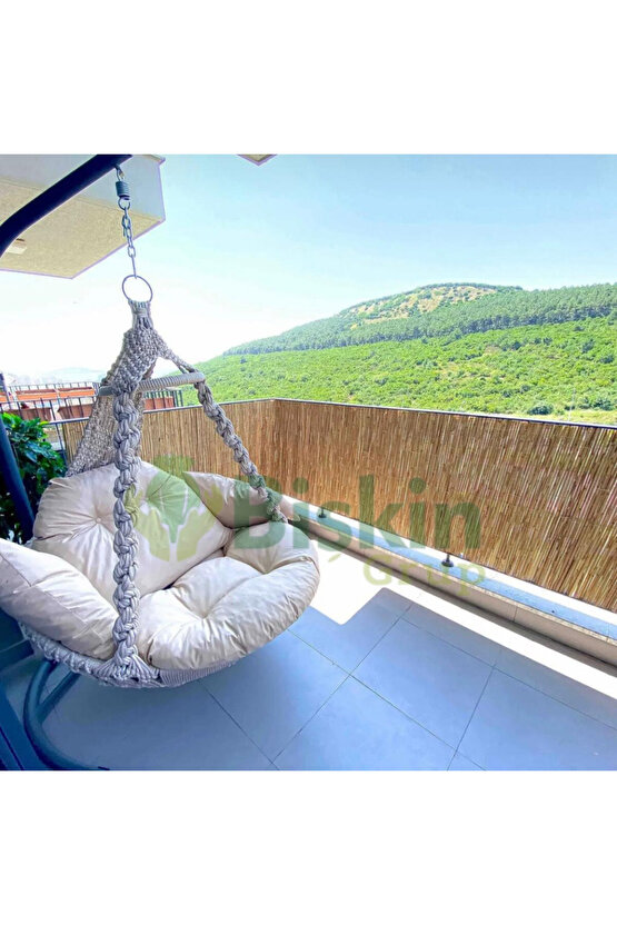 80CM Yükseklik X 400CM Genişlik Bambu Kamış Hasır Çit Dekoratif Bahçe Balkon ve Duvar Çiti ReedFence