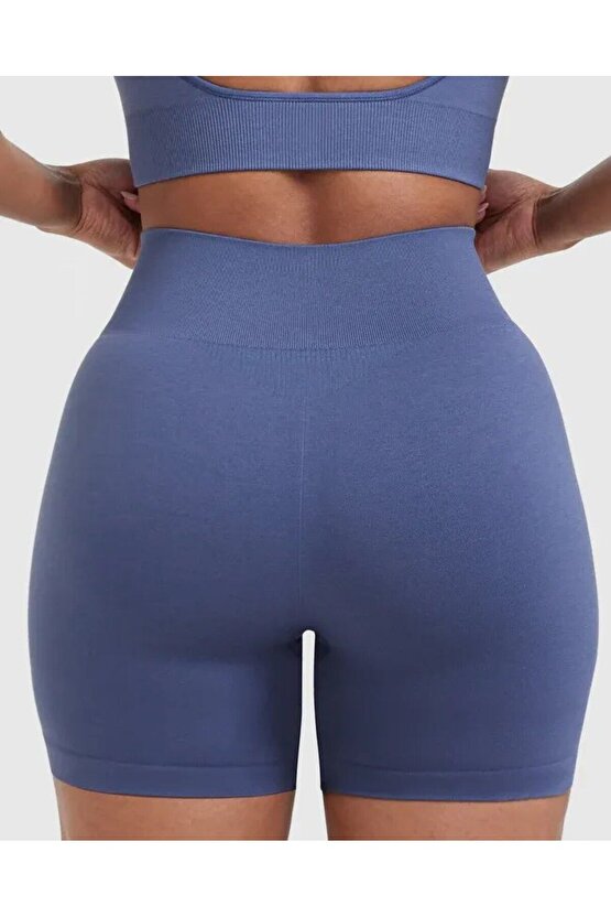 Oneractive Düz Model Şort Indigo
