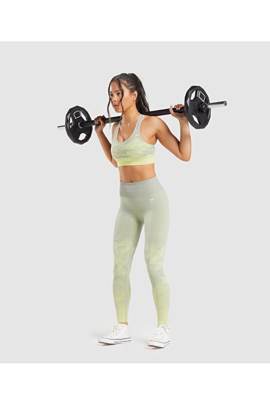 Gymshark ombre tayt Adaçayı Yeşili