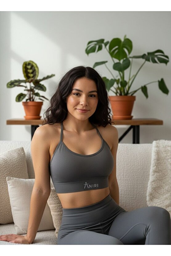 Aniri Seamless Spor Bra - Antrasit