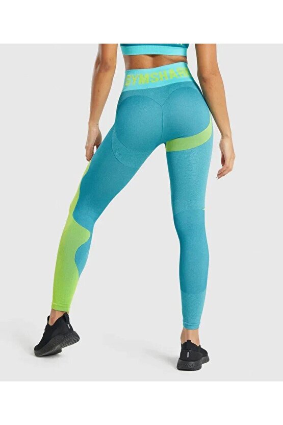 GYMSHARK Tayt TurquoiseLime