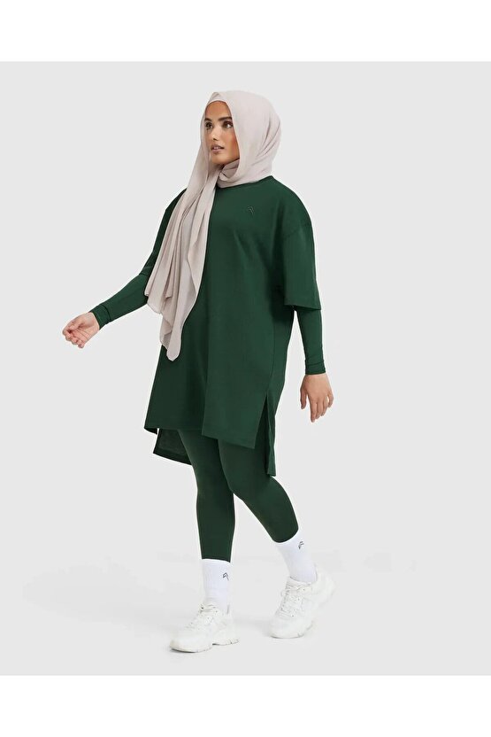 Oneractive Uzun T-shirt Orman Yeşili