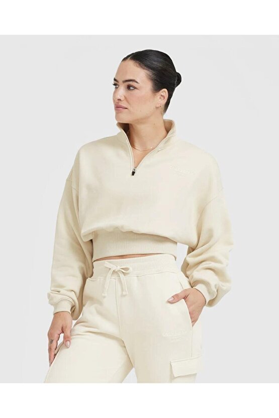 ONERACTİVE SWEATSHİRT Krem