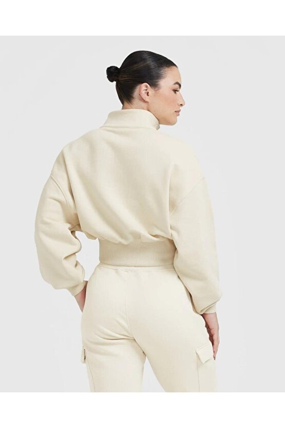 ONERACTİVE SWEATSHİRT Krem
