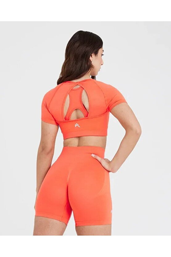 Oneractive Crop Kısa Kol