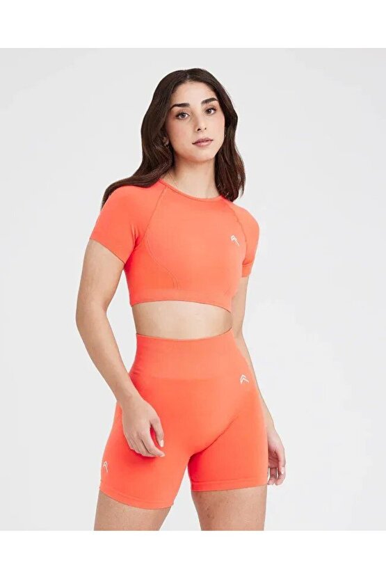Oneractive Crop Kısa Kol