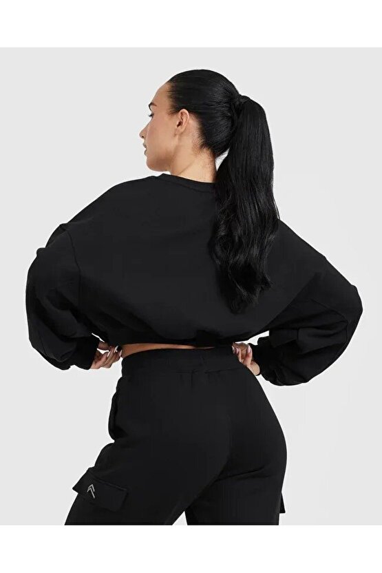ONERACTİVE SWEATSHİRT Siyah