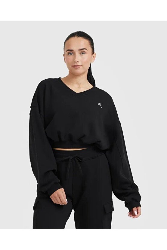 ONERACTİVE SWEATSHİRT Siyah