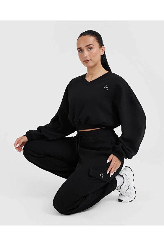 ONERACTİVE SWEATSHİRT Siyah