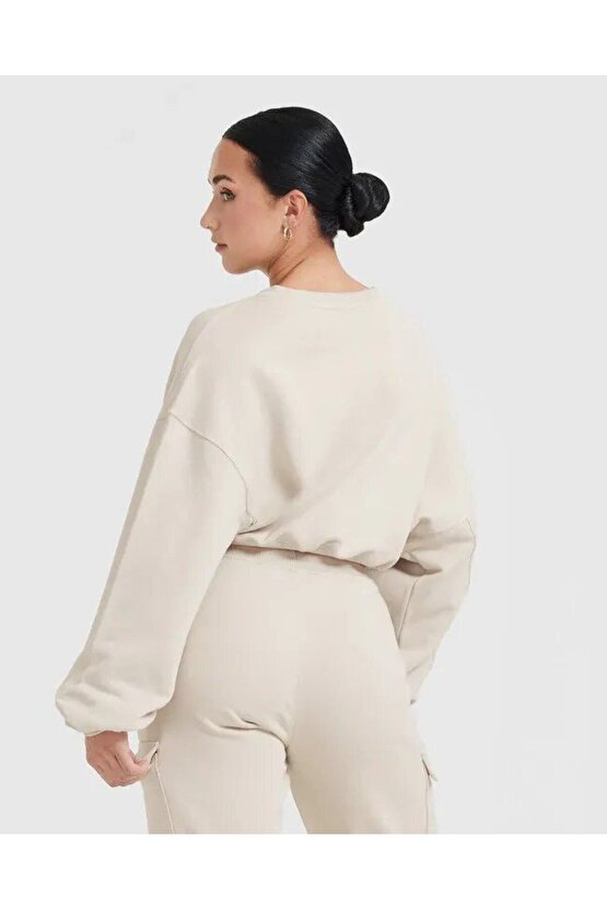 ONERACTİVE SWEATSHİRT Krem