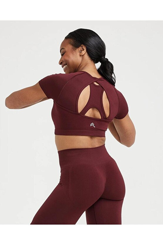 Oneractive Crop Kısa Kol