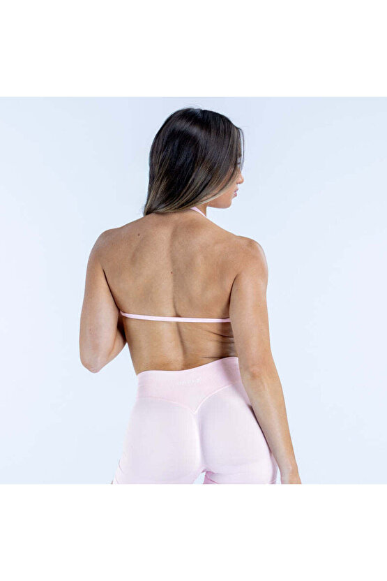 Açık Pembe Impact Strappy Bra - Destekleyici Spor Bra