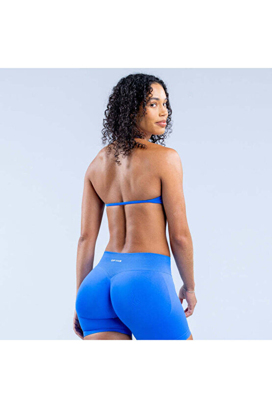 Elektrik Mavisi Impact Strappy Bra - Destekleyici Spor Bra