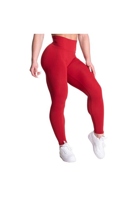 Better Bodies Büzgülü Tayt Kırmızı