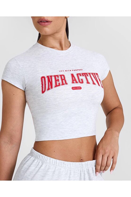 Oneractive Baby Tişört Açık Gri