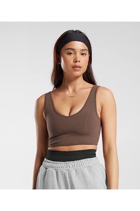 Gymshark Rest Day Bralet Kahverengi