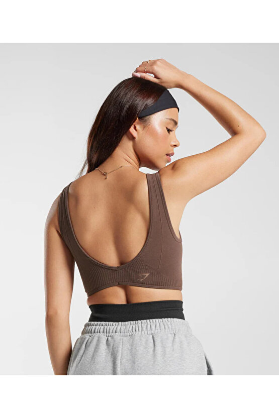 Gymshark Rest Day Bralet Kahverengi