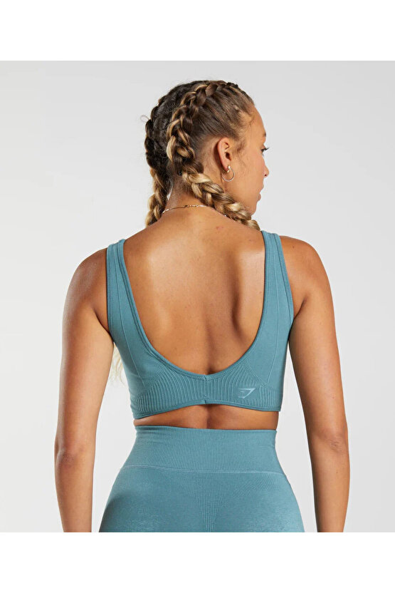 Gymshark Rest Day Bralet Göl Mavisi