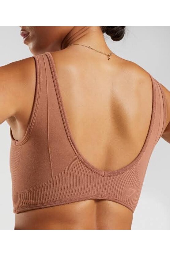 Gymshark Rest Day Bralet Kiremit Rengi