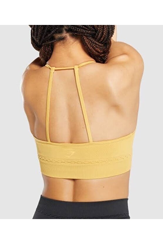 Gymshark Studio Bra Hardal Sarısı