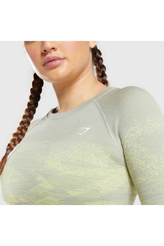 Gymshark crop top Adaçayı Yeşili