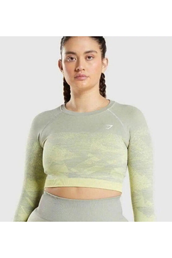 Gymshark crop top Adaçayı Yeşili